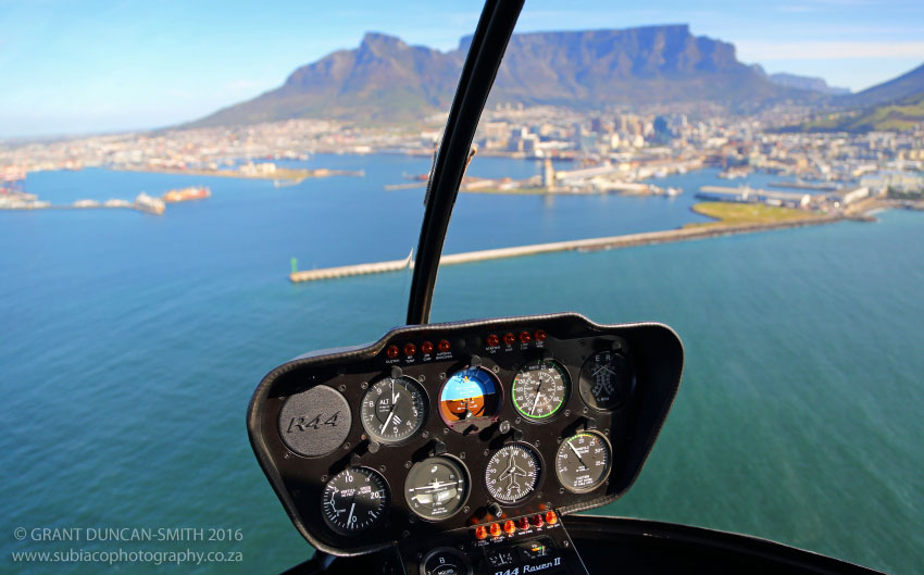 Aerial View of Table Mountain & Harbour 