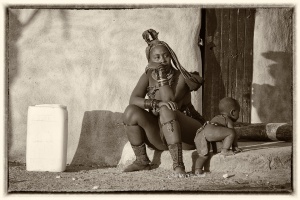 Himba authentic village. Namibia Photo Tour
