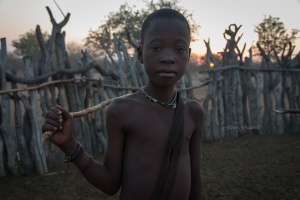 Himba Herd Boy Portrait ,  Namibia photo Tour