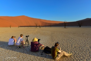 Photography Tours Group at deadvlei. Namibia photo tours
