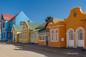Luderitz Town Colourful Architecture. Namibia photo tours